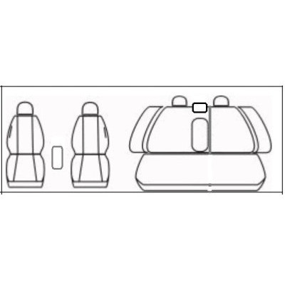 Autopotahy na Volkswagen Passat B6, sedan, od r. 2005 - 2010, kožené Authentic Leather