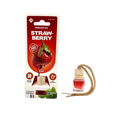 Cappa Autovůně Wood Fresh Bottle Strawberry