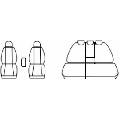 Autopotahy na Volkswagen Tiguan, od r. 2007, modely Authentic Caro I.