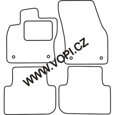 Textilní autokoberce na míru Perfectfit na Volkswagen Tiguan, od 2016