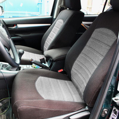 Autopotahy na míru, Florencie, černá/šedá na VW Transporter, 1 místo