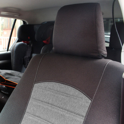 Autopotahy na míru, Florencie, černá/šedá na VW Transporter, 1 místo