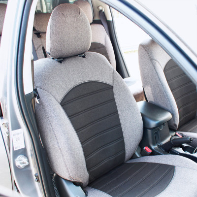 Autopotahy na míru, Florencie, šedá/černá na VW Transporter, 1 místo