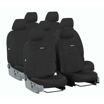 Autopotahy na VW Touran, od 2015, 7 míst, Elegance černé