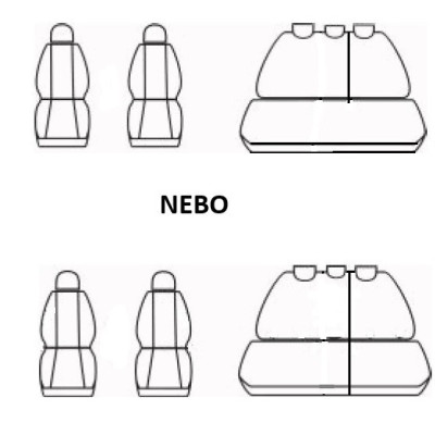 Autopotahy na Hyundai Getz, od r. 2005 - 2009, Authentic Velvet