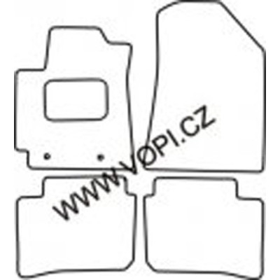 Textilní autokoberce na míru Hyundai I 10, od r. 2020, Carfit - Velur