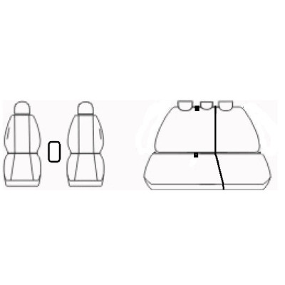 Autopotahy na Hyundai I 30 I., od r.2007 - 2012, Dynamic šedé