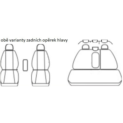 Autopotahy na Hyundai Tucson, od r. 2015 - 2021, Dynamic šedé