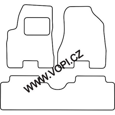 Textilní autokoberce na míru Hyundai Tucson, 2004 - 2010, Royalfit - Velur extra