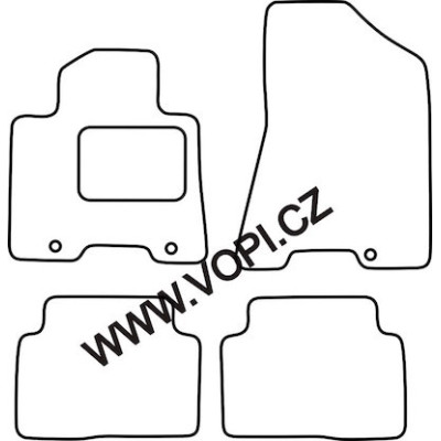 Textilní autokoberce na míru Hyundai Tucson, 2015 - 2021, Royalfit - Velur extra