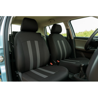 Autopotahy univerzální LE MANS černá/šedá