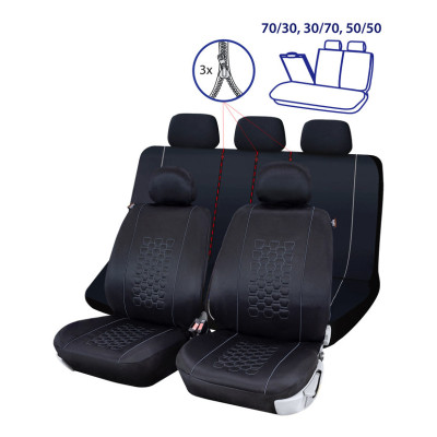 Autopotahy OTTAWA černá/šedá, Cappa