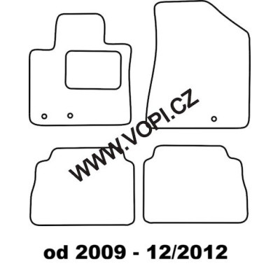 Textilní autokoberce na míru Kia Sorento, Perfectfit