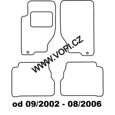 Textilní autokoberce na míru Kia Sorento, do 2015, Royalfit - Velur