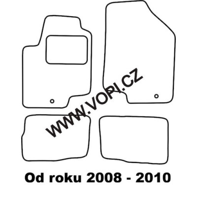 Textilní autokoberce na míru Kia Soul, Carfit - Velur