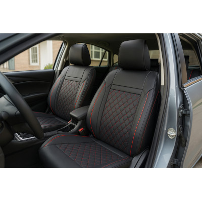 Cappa Autopotahy LINZ černá / červená 2 ks