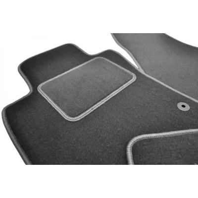 Textilní autokoberce na míru Carfit, barva šedá