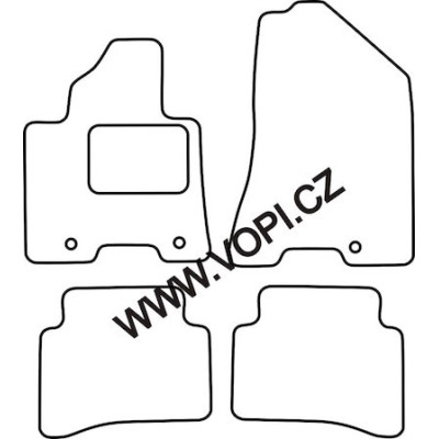 Textilní autokoberce na míru Kia Sportage, od r.2016 - 2022, Perfectfit