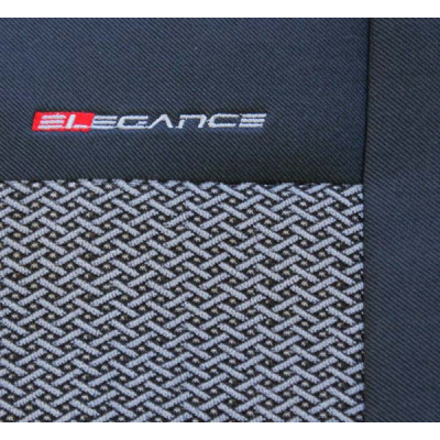 Autopotahy na Kia Stonic, od r. 2017, Lux style barva šedo černá