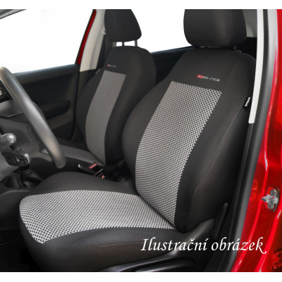 Autopotahy na Kia Stonic, od r. 2017, Lux style barva šedo černá