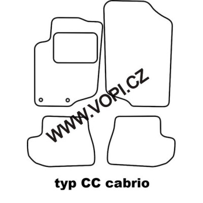 Textilní autokoberce na míru Peugeot 207, Perfectfit