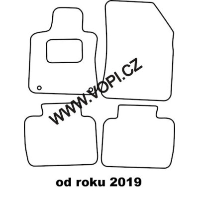 Textilní autokoberce na míru Peugeot 508, dle roku výroby, Perfectfit