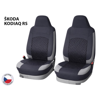Cappa Autopotahy Perfetto OLH Škoda Kodiaq RS černá / šedá 2ks