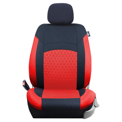 Autopotahy Perfetto HL Škoda Kamiq černá/červená