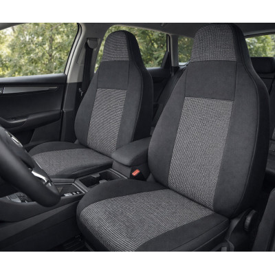 Autopotahy TX Perfetto Škoda Kamiq Monte Carlo, přední sedadla