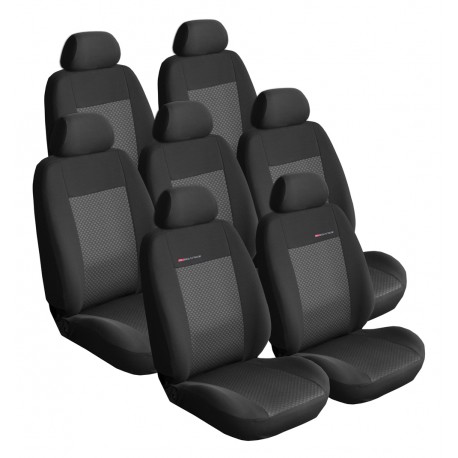 Autopotahy Lux style na Citroen C4 Grand Picasso II., 7míst, od roku 2010, barva černá