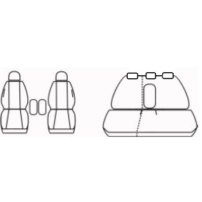 Autopotahy Dynamic Melír na Hyundai IX 20, od roku 2009