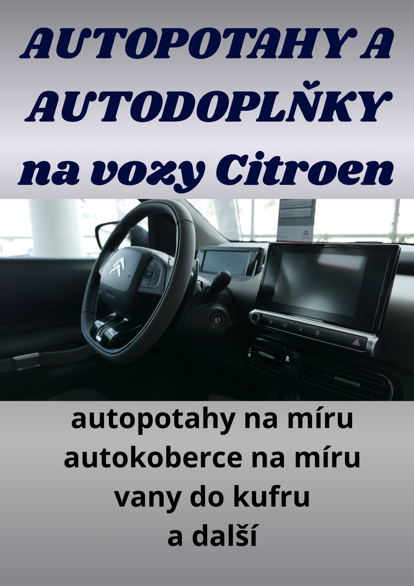 AUTOPOTAHY A AUTODOPLŇKY NA VOZY Citroen