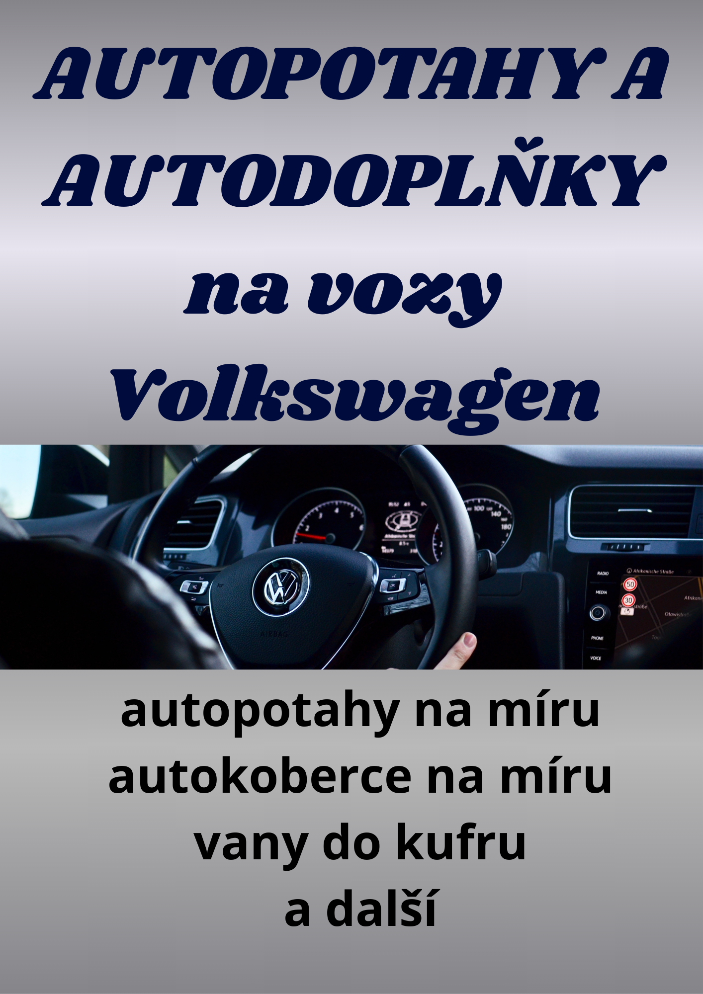 AUTOPOTAHY A AUTODOPLŇKY NA VOZY Volkswagen