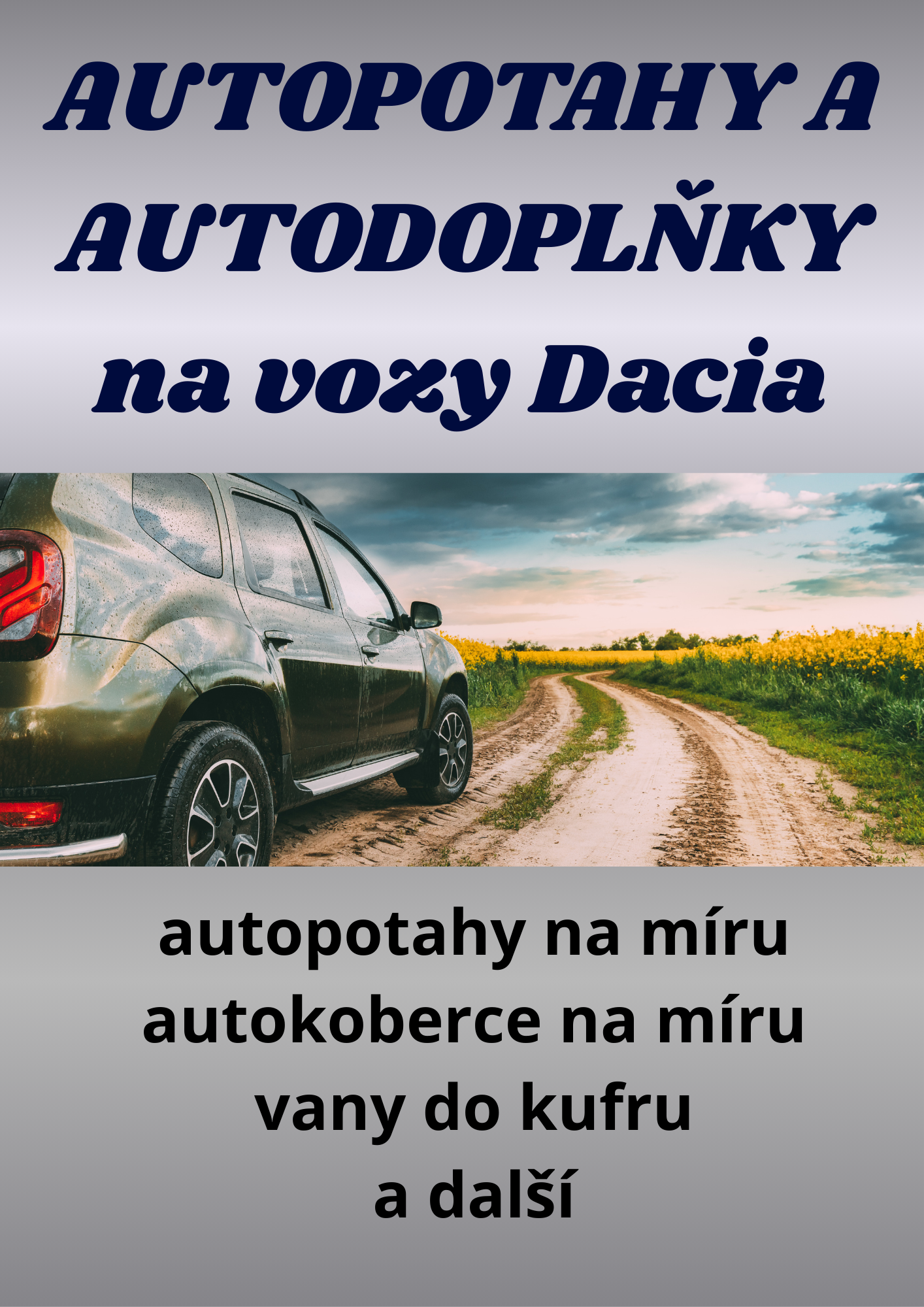 AUTOPOTAHY A AUTODOPLŇKY NA VOZY Dacia